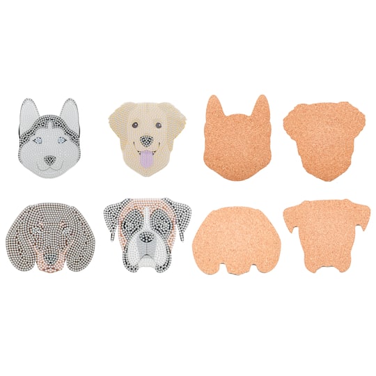 Dogs Diamond Art Coaster Kit by Make Market®